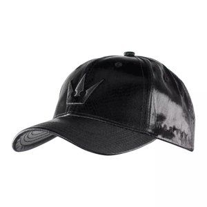 WORTHY CROWN DAD HAT - SHINY BLACK
